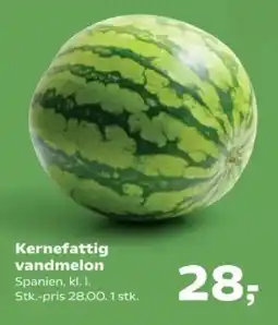 Kvickly Kernefattig vandmelon tilbud