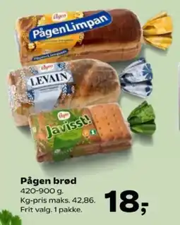 Kvickly PÅGEN Limpan tilbud