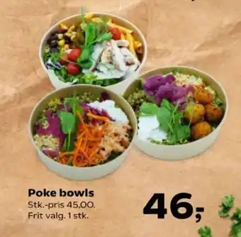 Kvickly Poke bowls tilbud