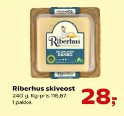 Kvickly RIBERHUS Skiveost tilbud