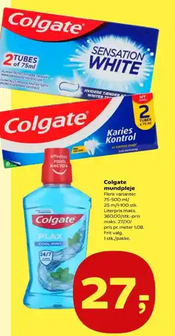 Kvickly COLGATE Mundpleje tilbud