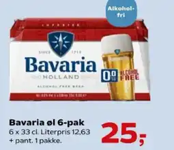 Kvickly BAVARIA Øl 6-pak tilbud