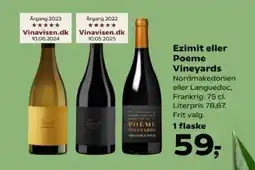 Kvickly Ezimit eller poeme vineyards tilbud