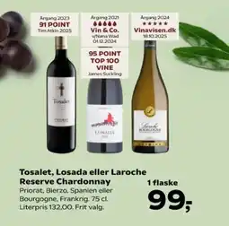 Kvickly Tosalet, losada eller laroche reserve chardonnay tilbud