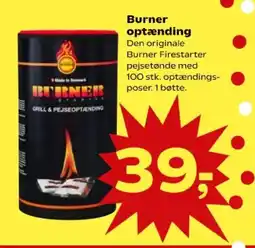 Kvickly Burner optænding tilbud