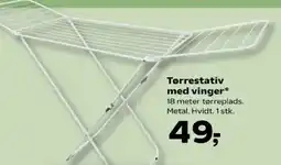 Kvickly Tørrestativ med vinger tilbud