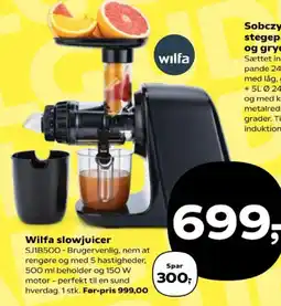 Kvickly WILFA Slowjuicer tilbud