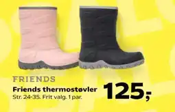 Kvickly FRIENDS Thermostøvler tilbud