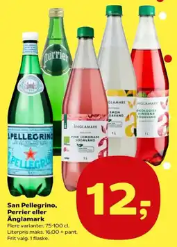Kvickly San pellegrino, perrier eller änglamark tilbud