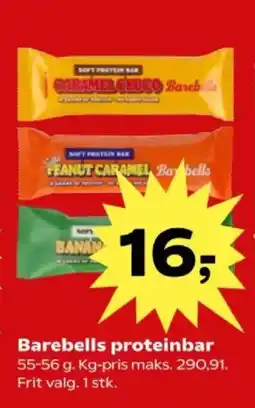 Kvickly Barebells proteinbar tilbud