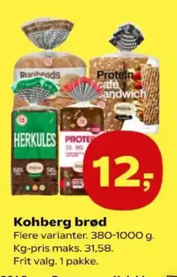 SuperBrugsen KOHBERG Brød tilbud