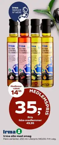 SuperBrugsen IRMA Olie med smag tilbud