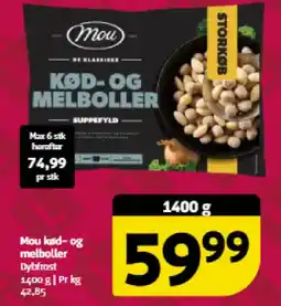 Løvbjerg MOU Kød- og melboller tilbud