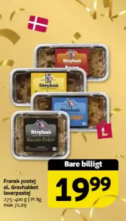 Løvbjerg Fransk postej el. grovhakket leverpostej tilbud