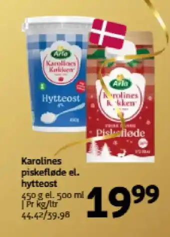 Karolines piskefløde el. hytteost