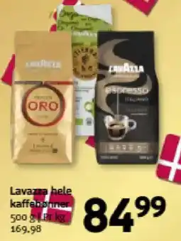 Løvbjerg LAVAZZA Hele kaffebønner tilbud
