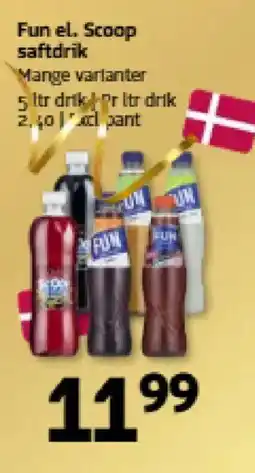 Løvbjerg Fun el. scoop saftdrik tilbud