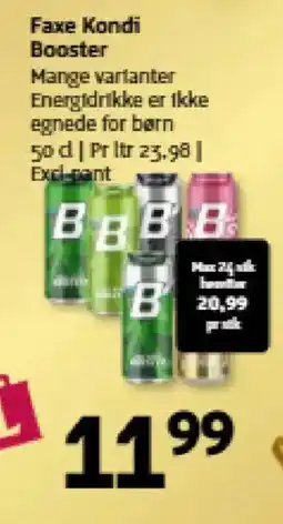 Løvbjerg FAXE KONDI Booster tilbud