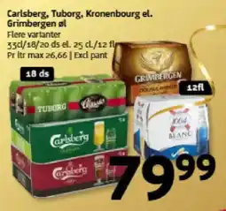 Løvbjerg Carlsberg, tuborg, kronenbourg el. grimbergen øl tilbud