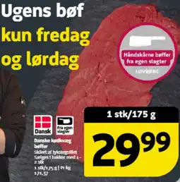 Løvbjerg Danske kødkvæg bøffer tilbud