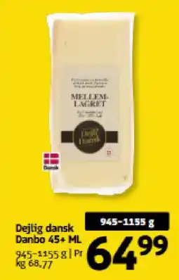 Løvbjerg Dejlig dansk danbo 45+ ml tilbud