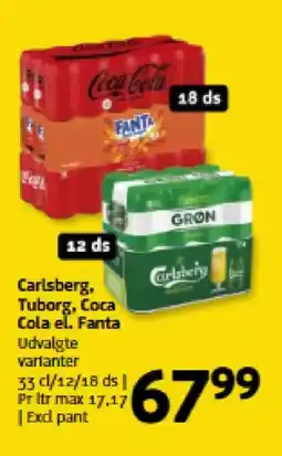 Løvbjerg Carlsberg, tuborg, coca cola el. fanta tilbud