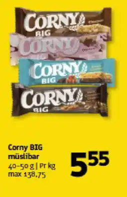 Løvbjerg CORNY Big müslibar tilbud