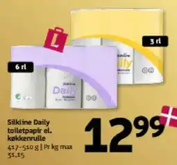 Løvbjerg SILKLINE Daily toiletpapir el. køkkenrulle tilbud
