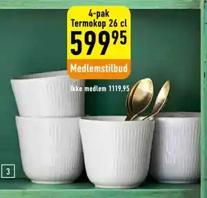 Imerco Hvid Riflet termokop tilbud