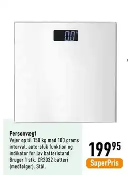 Imerco Personvægt tilbud