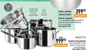 Stainless Steel grydesæt