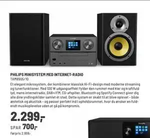 PHILIPS MINISYSTEM MED INTERNET-RADIO