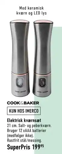 Imerco Elektrisk kværnsæt tilbud