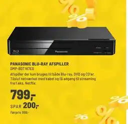 Panasonic Center PANASONIC BLU-RAY AFSPILLER tilbud