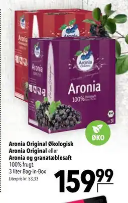 Citti Aronia Original Økologisk Aronia Original eller Aronia og granatæblesaft tilbud