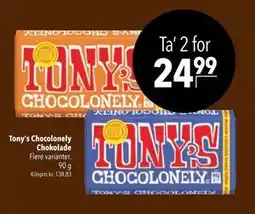 Citti Tony's Chocolonely Chokolade tilbud
