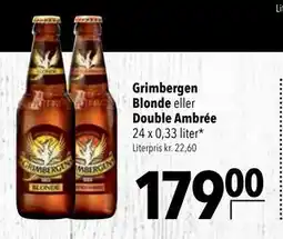 Citti Grimbergen Blonde eller Double Ambrée tilbud