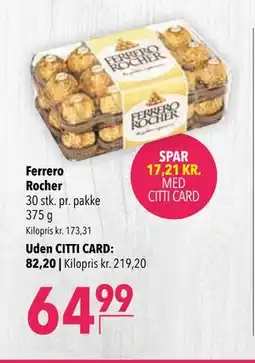 Citti Ferrero Rocher tilbud