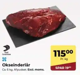 Dagrofa Food Service Okseinderlår tilbud