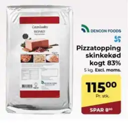 Dagrofa Food Service Pizzatopping skinkekød kogt 83% tilbud