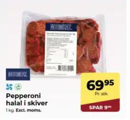 Dagrofa Food Service Pepperoni halal i skiver tilbud