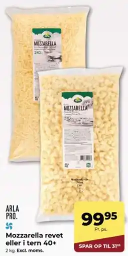 Dagrofa Food Service Mozzarella revet eller i tern 40+ tilbud