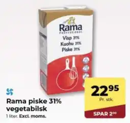 Dagrofa Food Service RAMA Piske 31% vegetabilsk tilbud