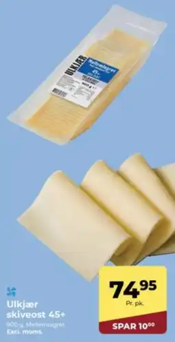 Dagrofa Food Service Ulkjær skiveost 45+ tilbud