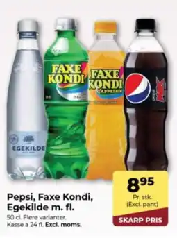 Dagrofa Food Service Pepsi, faxe kondi, egekilde m. fl. tilbud