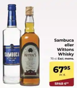 Dagrofa Food Service Sambuca eller wittons whisky tilbud