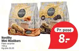 Fakta Tyskland NORDTHY Mini müslibars tilbud