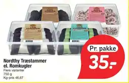 Fakta Tyskland NORDTHY Træstammer el. romkugler tilbud