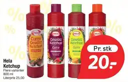 Fakta Tyskland HELA Ketchup tilbud