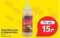 Fakta Tyskland SANTA MARIA Lime & jalapeno mayo tilbud